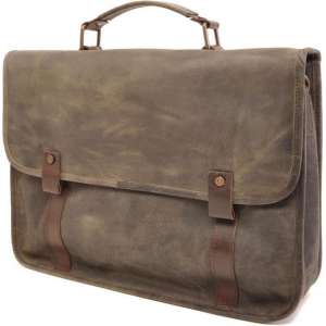 Barbarossa Ruvido Brief Case Laptop Schoudertas 15.4 Military