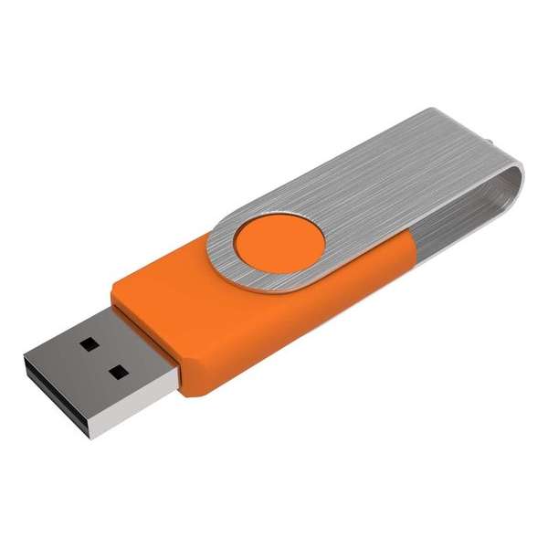 Venditio USB Twister - 16 GB - Oranje - 10 stuks