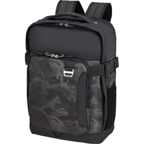 Samsonite Rugzak Met Laptopvak - Midtown Laptop Backpack L Uitbreidbaar Camo Grey