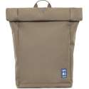 Lefrik Roll Rolltop Laptop Rugzak - Eco Friendly - Recycled Materiaal - 15,6 inch - Bruin