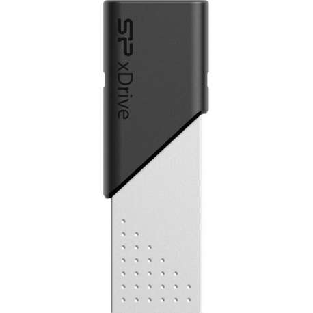 Silicon Power 128GB xDrive Z50 USB 3.1/ Lightning dual flashdrive Titanium