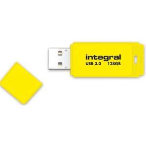 Integral NEON 3.0 USB flash drive 128 GB USB Type-A 3.2 Gen 1 (3.1 Gen 1) Geel