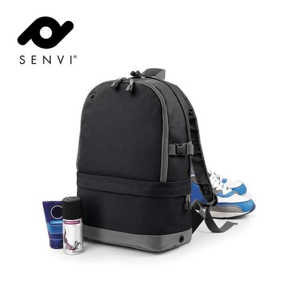 Senvi Athletic Rugzak - Kleur Zwart/Grijs - 18 Liter