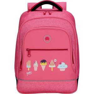 Delsey - 1-Vaks - Schooltas - Roze