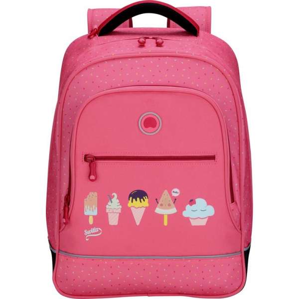 Delsey - 1-Vaks - Schooltas - Roze