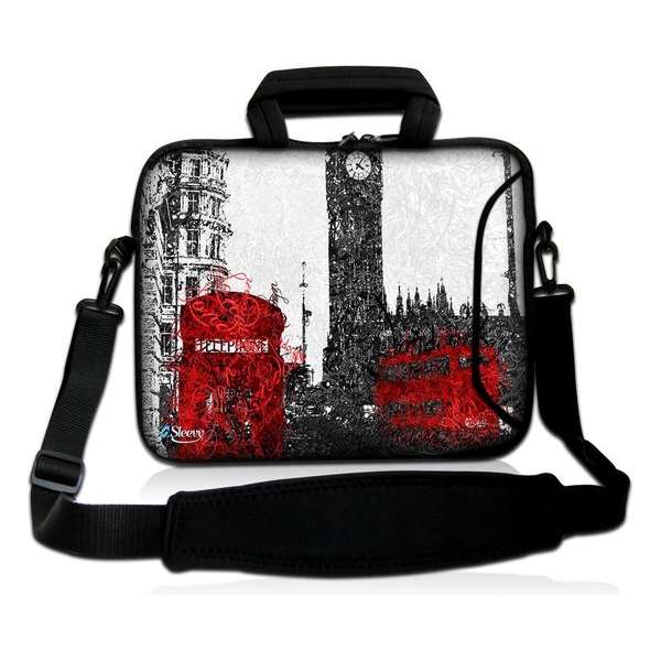 Sleevy 17,3 laptoptas artistiek Londen