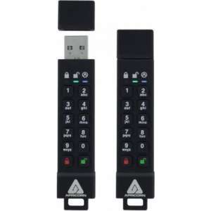 Apricorn Aegis Secure Key 3z USB flash drive 16 GB USB Type-A 3.2 Gen 1 (3.1 Gen 1) Zwart