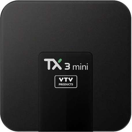 TX3 Mini S905w Mediaspeler 2GB Ram 16GB Rom Android 8.1.2 met de laatste KODI 18 | VTV | Model 2020