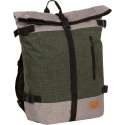 New Rebels Creek Roll Top Backpack Dark Green/Anthracite VII | Rugtas | Rugzak.