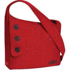 OGIO | Schoudertas voor kleine-laptop | Brooklyn Red | Rood | Schoudertas voor tablet of E-reader