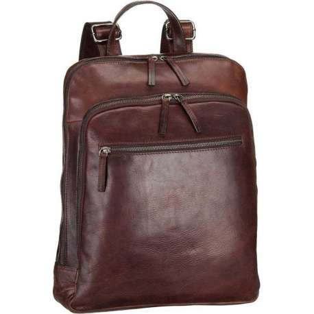 Leonhard Heyden Roma business rugzak 13 inch - Bruin