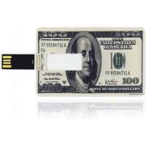 100 dollar creditcard USB stick 8GB -1 jaar garantie – A graden klasse chip