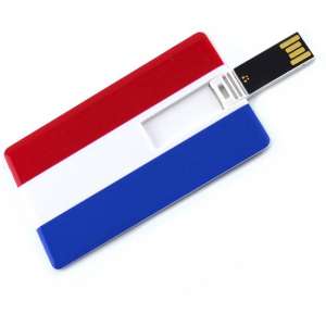 Creditcard  usb stick Nederlandse vlag 32GB -1 jaar garantie – A graden klasse chip