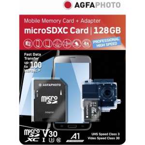 AgfaPhoto-MicroSDXC-UHS-I-128GB-Prof.-High-Speed-U3-/-V30-/-A1