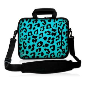 Laptoptas 11,6 inch blauwe panterprint - Sleevy