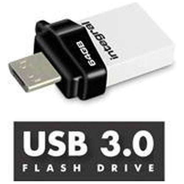Integral MICRO FUSION USB 3.0 OTG USB flash drive 32 GB USB Type-A / Micro-USB 3.2 Gen 1 (3.1 Gen 1) Wit