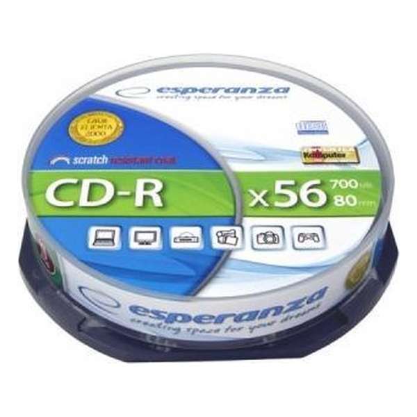 blank CD-R 700MB ESPERANZA 52x CB 10