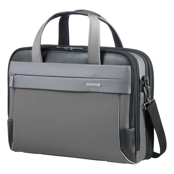 Samsonite Laptopschoudertas - Spectrolite 2.0 Bailhandle 15. inch Uitbreidbaar Grey/Black