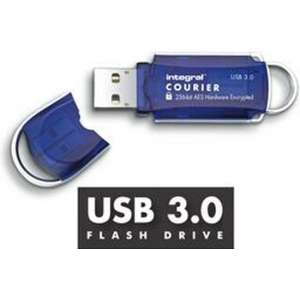 USB-Stick   8GB Integral USB3.0 Courier FIPS197 Win/MAC retail