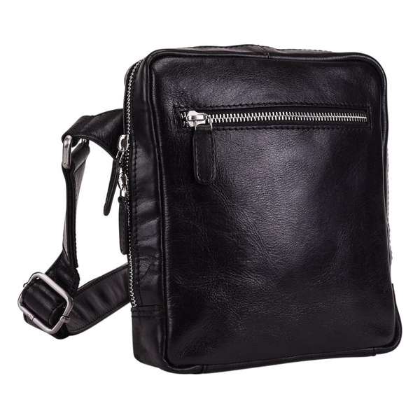 Leonhard Heyden Cambridge crossbody S 8 inch - Zwart