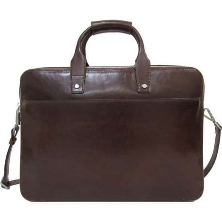 Claudio Ferrici Legacy Briefcase 15.6 Brown 16015