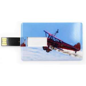 Creditcard USB Stick 16GB. Vliegtuig