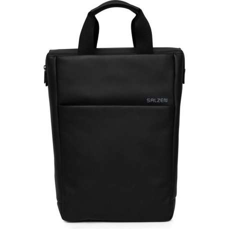 Salzen Freelict Leather Backpack Total Black