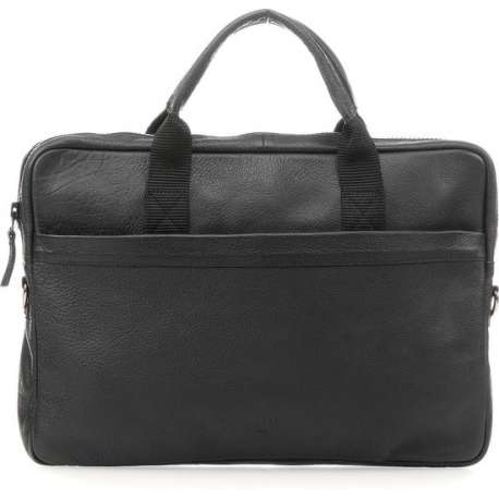 Still Nordic Sami Leren Laptoptas - 13 inch - Zwart