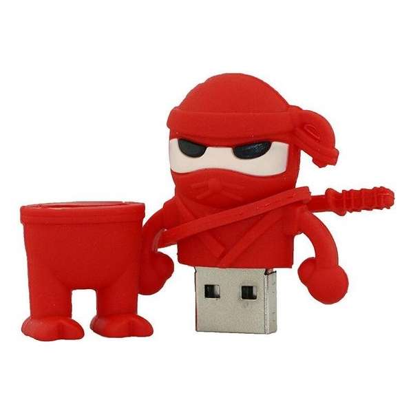 Ninja usb stick 32gb rood