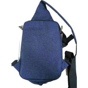 Multifunctionele Oxford Schoudertas 11 inch (29 x 10 x 20cm)  - Blauw