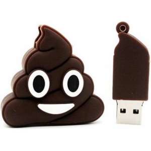 Emoji poop usb stick 16GB -1 jaar garantie – A graden klasse chip