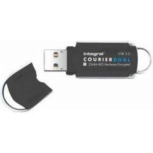 USB-Stick 64GB Integral USB3.0 Courier Dual FIPS197 Win/M