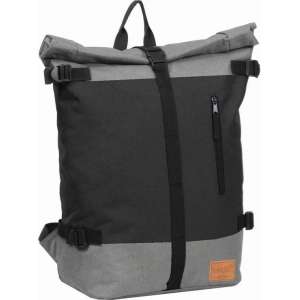 New Rebels Creek Roll Top Backpack Black VII | Rugtas | Rugzak.