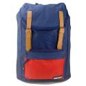 OFFSHORE Rugzak Rugtas Laptop Vak Ruim Trendy Navy Red School Werk