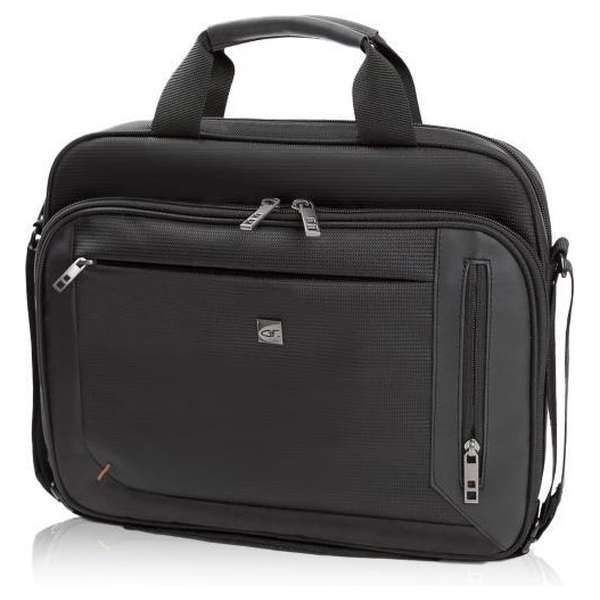 Gino Ferrari Aura 14 inch Laptoptas Aktetas Zwart