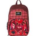 O'Neill Rugzak Wedge Backpack - Red Aop W/ Pink Or Purple - One Size