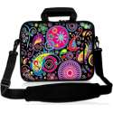 Sleevy 17.3 inch laptoptas patronen design