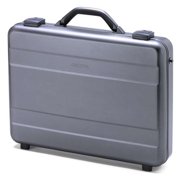 Dicota Alu Briefcase17.3 inch - Aktetas / Aluminium / Grijs