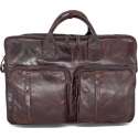 Leren laptoptas 16.4 inch - Handtas - Aktetas - Schoudertas - Maronesa - Jarff Rivers