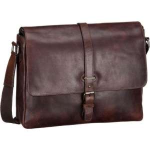 Leonhard Heyden Roma crossbody M 13 inch - Bruin