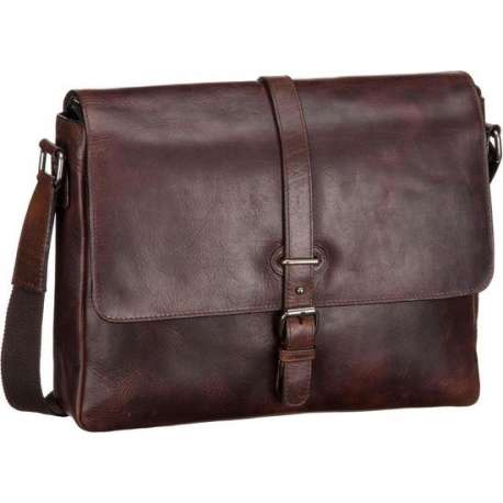 Leonhard Heyden Roma crossbody M 13 inch - Bruin