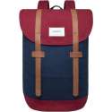 Sandqvist Stig Backpack multi blue / burgundy