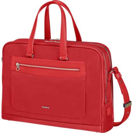 Samsonite Laptopschoudertas - Zalia 2.0 Bailhandle 2 vakken 15.6 inch Classic Red