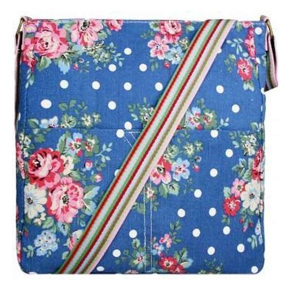 MISS LULU Canvas Schoudertas FLOWER . - L1104F NY)