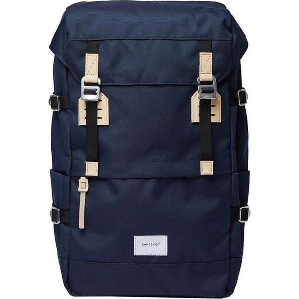 Sandqvist Harald Navy Rugzak SQA1376 duurzaam blauw 21 Lt Laptop 13 inch