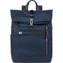 Piquadro PQ-BIO Nylon Roll Top PC Backpack 15.6 Blue