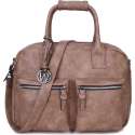 Wimona Alessia Two 1107 Schoudertas / Laptoptas - 15,4 inch - Taupe