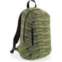 Duo knit backpack rugtas, Kleur Electric Yellow/ Black