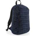 Duo knit backpack rugtas, Kleur Navy/ Black