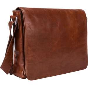 Leonhard Heyden Cambridge messenger M 13 inch - Cognac